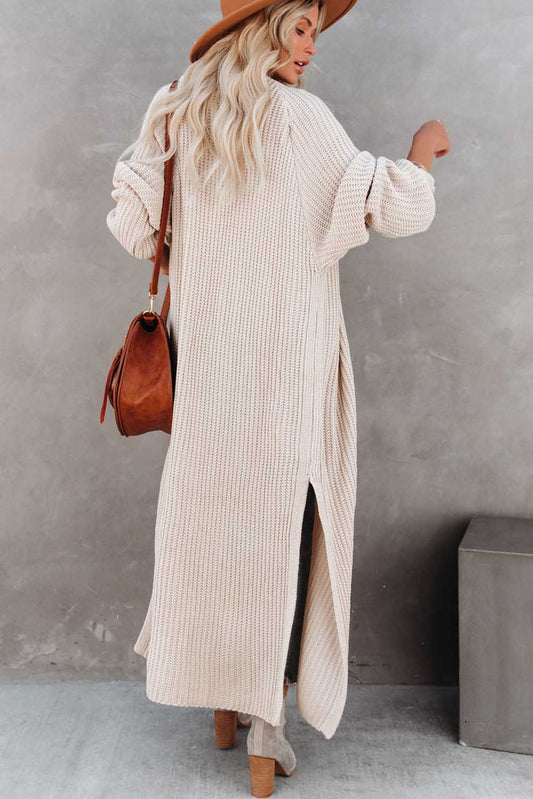 Beige Duster Cardigan
