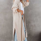 Beige Duster Cardigan