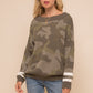 Camo Dolman Sweater