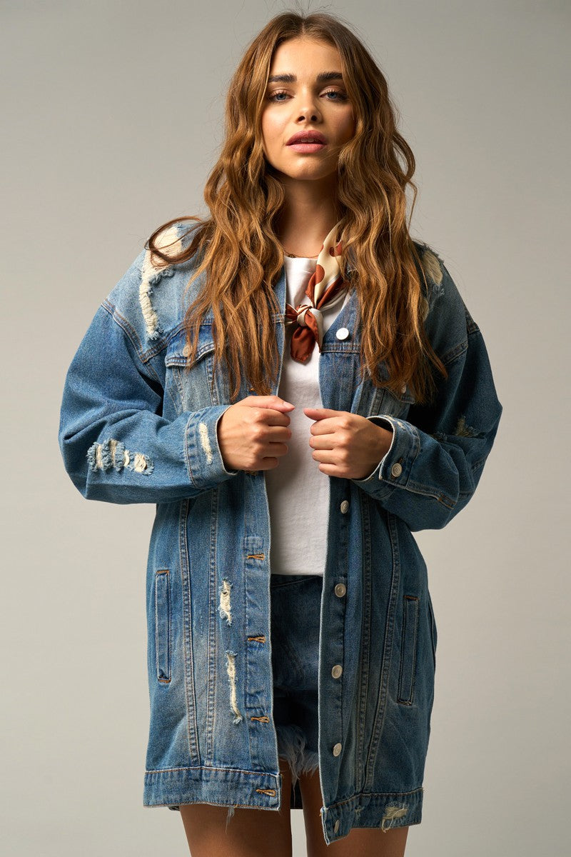 Over-sized Denim Jacket