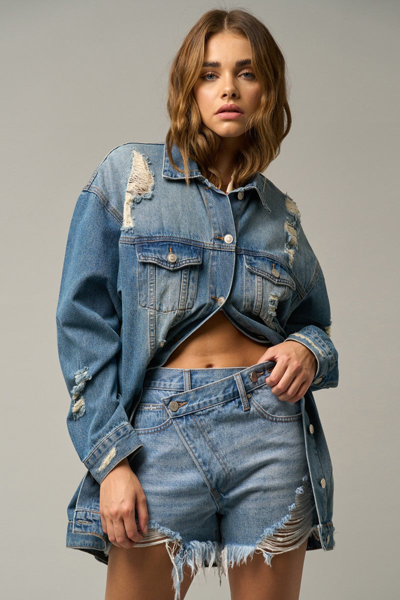 Over-sized Denim Jacket