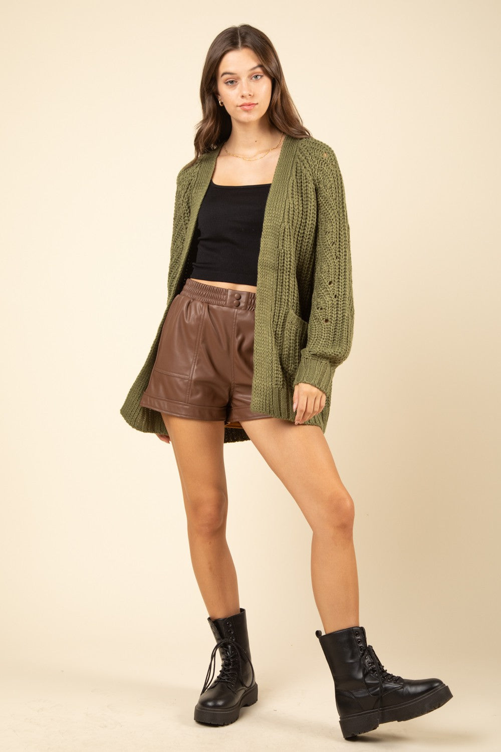 Olive Cardigan