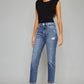 High Rise Slim Straight Jean