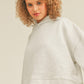 Cropped Terry Hoodie