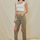 High Rise Straight Leg Jeans